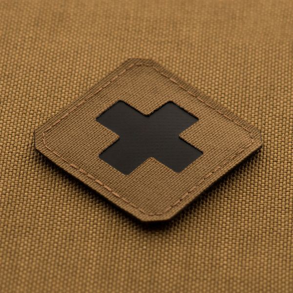 M-TAC®: Medic Cross Patch - Laser Cut coyote/schwarz